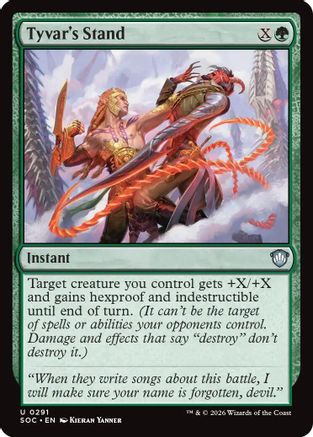 Tyvar's Stand (SOC-291)  - Commander: Secrets of Strixhaven