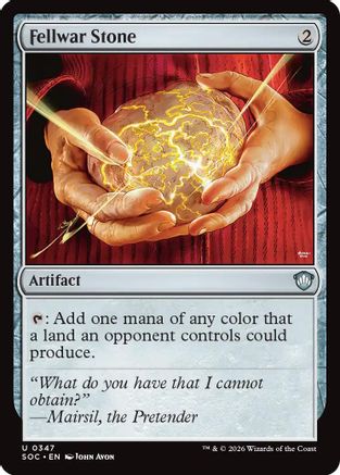 Fellwar Stone (SOC-347)  - Commander: Secrets of Strixhaven