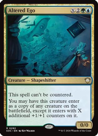 Altered Ego (SOC-292)  - Commander: Secrets of Strixhaven