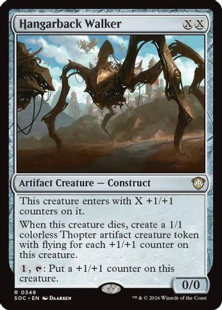Hangarback Walker (SOC-348)  - Commander: Secrets of Strixhaven