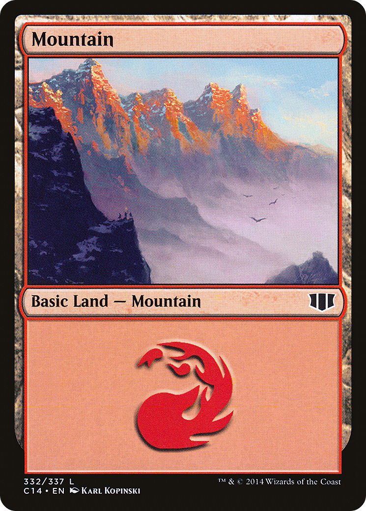 Mountain (332) (C14-332)  - Commander 2014