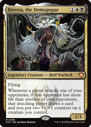 Breena, the Demagogue (SOC-298)  - Commander: Secrets of Strixhaven