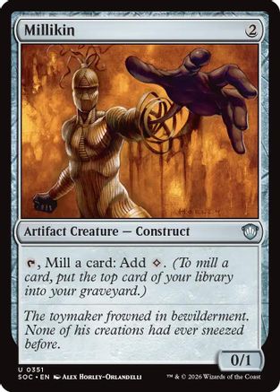 Millikin (SOC-351)  - Commander: Secrets of Strixhaven