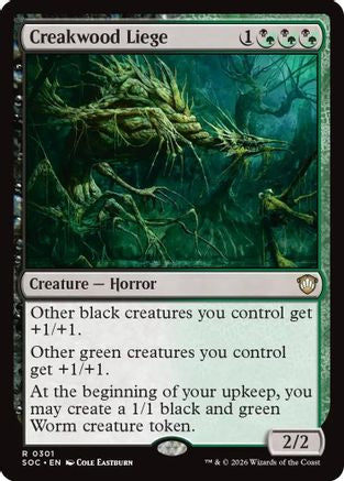 Creakwood Liege (SOC-301)  - Commander: Secrets of Strixhaven
