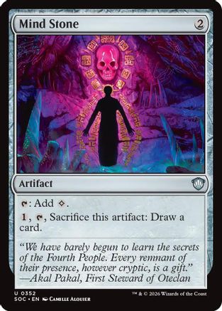 Mind Stone (SOC-352)  - Commander: Secrets of Strixhaven