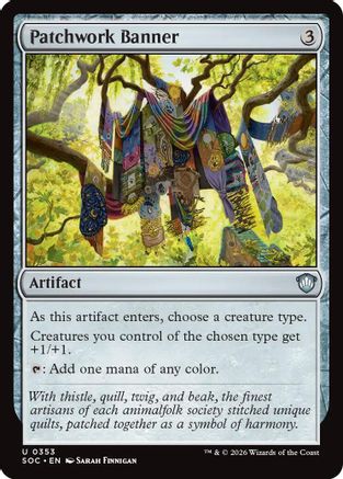 Patchwork Banner (SOC-353)  - Commander: Secrets of Strixhaven