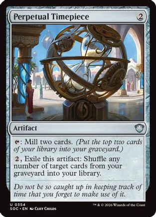 Perpetual Timepiece (SOC-354)  - Commander: Secrets of Strixhaven