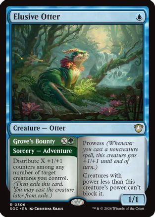 Elusive Otter (SOC-306)  - Commander: Secrets of Strixhaven