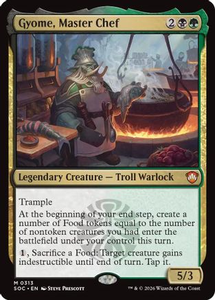 Gyome, Master Chef (SOC-313)  - Commander: Secrets of Strixhaven