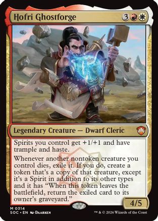 Hofri Ghostforge (SOC-314)  - Commander: Secrets of Strixhaven
