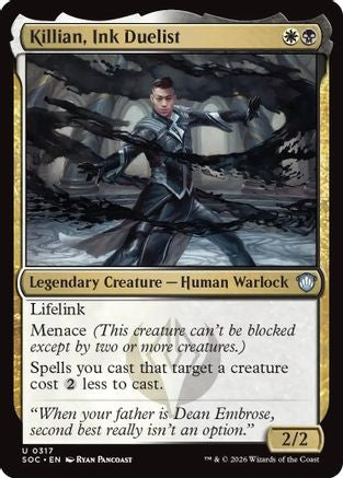Killian, Ink Duelist (SOC-317)  - Commander: Secrets of Strixhaven