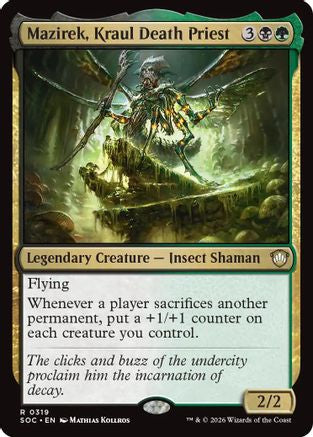 Mazirek, Kraul Death Priest (SOC-319)  - Commander: Secrets of Strixhaven