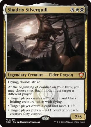 Shadrix Silverquill (SOC-330)  - Commander: Secrets of Strixhaven