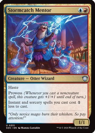 Stormcatch Mentor (SOC-331)  - Commander: Secrets of Strixhaven