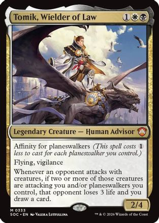 Tomik, Wielder of Law (SOC-333)  - Commander: Secrets of Strixhaven