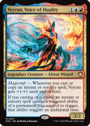 Veyran, Voice of Duality (SOC-337)  - Commander: Secrets of Strixhaven