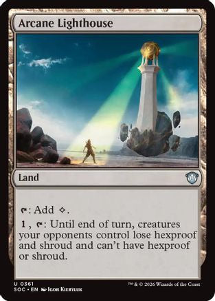 Arcane Lighthouse (SOC-361)  - Commander: Secrets of Strixhaven