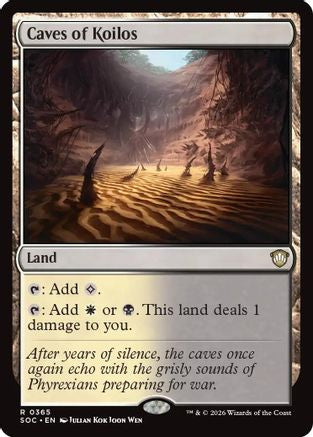 Caves of Koilos (SOC-365)  - Commander: Secrets of Strixhaven