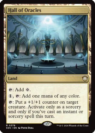 Hall of Oracles (SOC-378)  - Commander: Secrets of Strixhaven