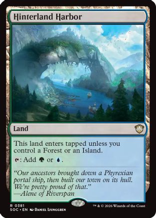 Hinterland Harbor (SOC-381)  - Commander: Secrets of Strixhaven