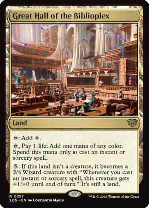 Great Hall of the Biblioplex (SOS-257)  - Secrets of Strixhaven