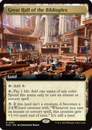 Great Hall of the Biblioplex (Extended Art) (SOS-361)  Foil - Secrets of Strixhaven