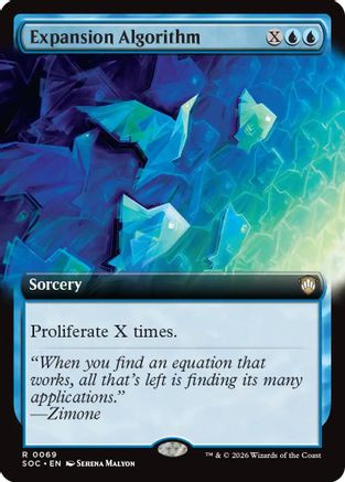 Expansion Algorithm (Extended Art) (SOC-069)  - Commander: Secrets of Strixhaven