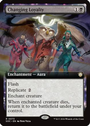 Changing Loyalty (Extended Art) (SOC-073)  - Commander: Secrets of Strixhaven