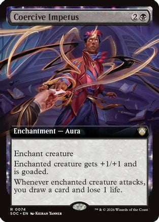 Coercive Impetus (Extended Art) (SOC-074)  - Commander: Secrets of Strixhaven