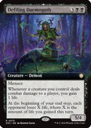 Defiling Daemogoth (Extended Art) (SOC-075)  - Commander: Secrets of Strixhaven