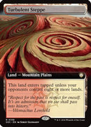 Turbulent Steppe (Extended Art) (SOC-106)  - Commander: Secrets of Strixhaven