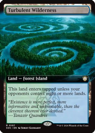Turbulent Wilderness (Extended Art) (SOC-107)  - Commander: Secrets of Strixhaven