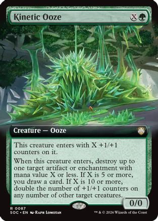 Kinetic Ooze (Extended Art) (SOC-087)  - Commander: Secrets of Strixhaven