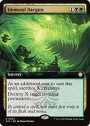 Immoral Bargain (Extended Art) (SOC-095)  - Commander: Secrets of Strixhaven