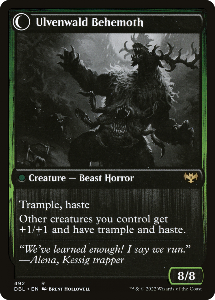 Ulvenwald Oddity (DBL-492)  - Innistrad: Double Feature: (Double Faced Transform)