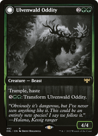 Ulvenwald Oddity (DBL-492)  Foil - Innistrad: Double Feature: (Double Faced Transform)