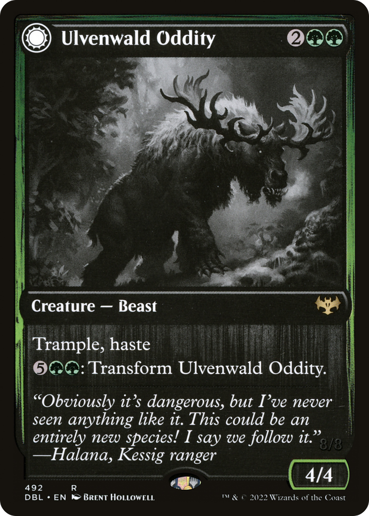 Ulvenwald Oddity (DBL-492)  - Innistrad: Double Feature: (Double Faced Transform)
