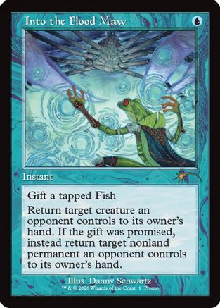 Into the Flood Maw (Retro Frame) (WPN-001)  Foil - WPN & Gateway Promos