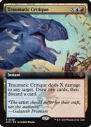 Traumatic Critique (Extended Art) (SOS-358)  - Secrets of Strixhaven