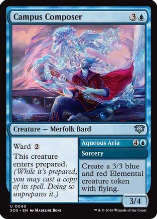 Campus Composer (SOS-040)  Foil - Secrets of Strixhaven