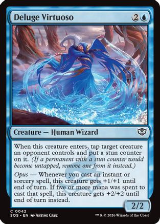 Deluge Virtuoso (SOS-042)  - Secrets of Strixhaven