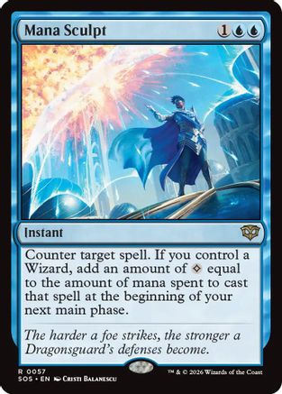 Mana Sculpt (SOS-057)  Foil - Secrets of Strixhaven
