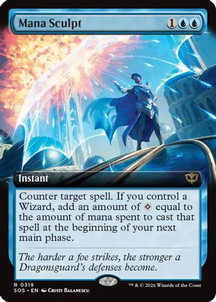 Mana Sculpt (Extended Art) (SOS-319)  - Secrets of Strixhaven