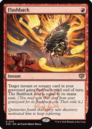 Flashback (SOS-115)  Foil - Secrets of Strixhaven