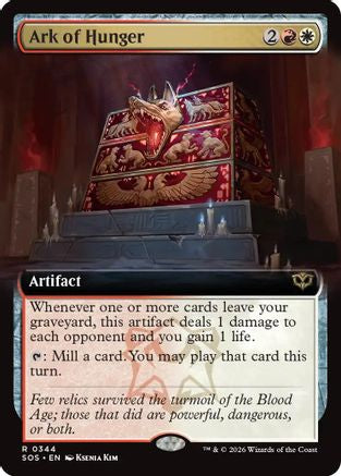 Ark of Hunger (Extended Art) (SOS-344)  - Secrets of Strixhaven