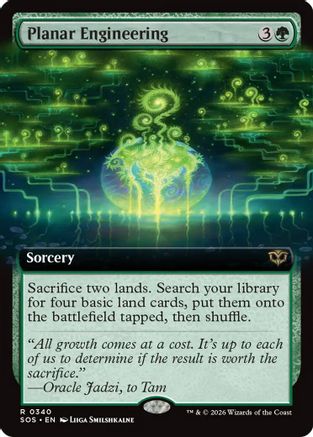 Planar Engineering (Extended Art) (SOS-340)  - Secrets of Strixhaven
