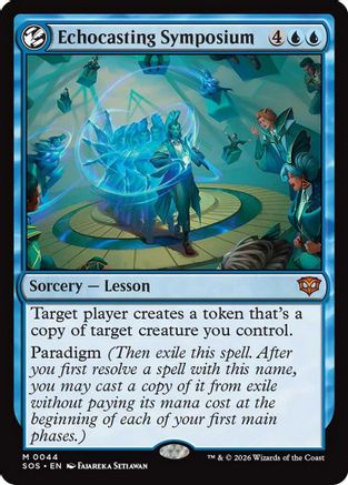 Echocasting Symposium (SOS-044)  Foil - Secrets of Strixhaven