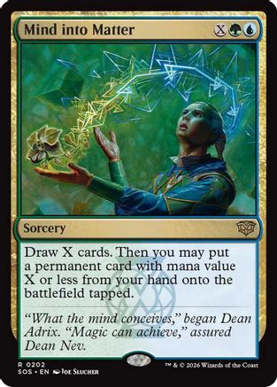 Mind into Matter (SOS-202)  Foil - Secrets of Strixhaven