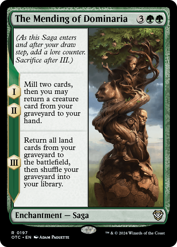 The Mending of Dominaria (OTC-197)  - Outlaws of Thunder Junction Commander
