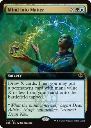 Mind into Matter (Extended Art) (SOS-352)  - Secrets of Strixhaven